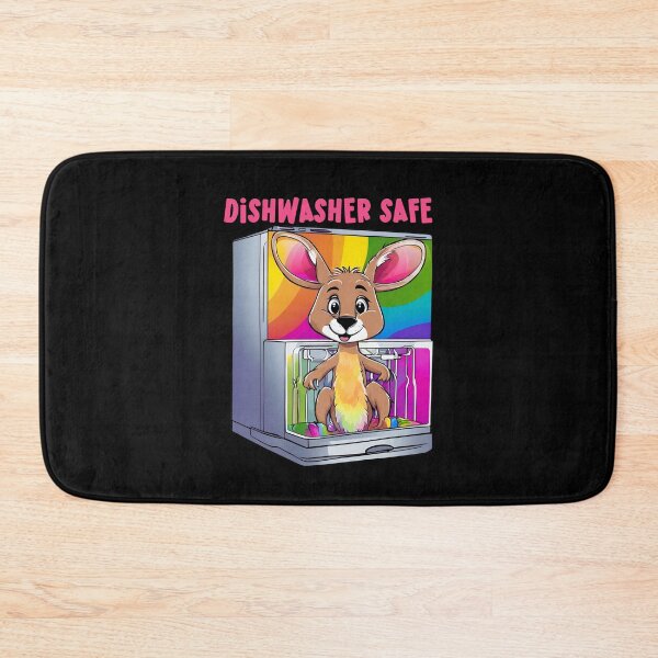 Item preview, Dishwasher Safe With Funny Kangaroo designed and sold by LadyGoodwill.