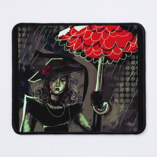 Item preview, Woman With Red Umbrella designed and sold by keylime-skies.