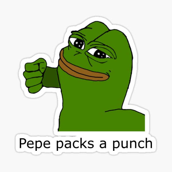 Vista previa del artículo con la obra «Pepe empaca un golpe», diseñado y vendido por vapenayshXD.