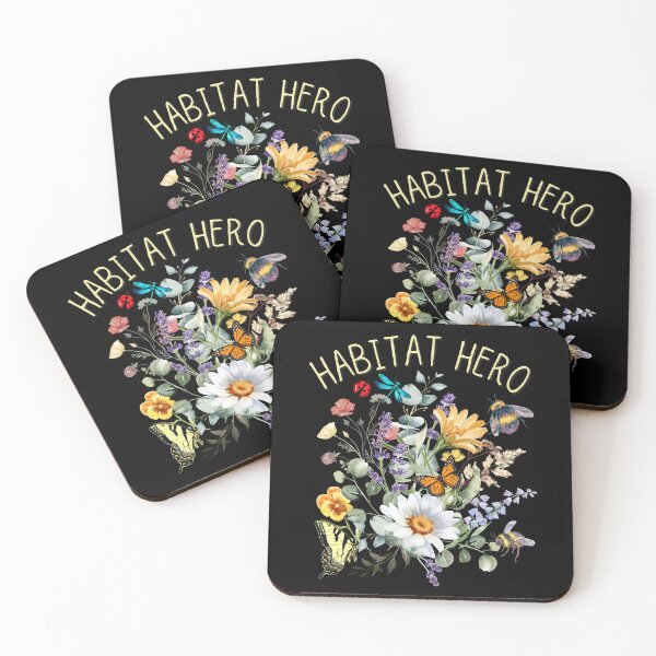 Item preview, Habitat Hero Plant Native Eco-Friendly Design designed and sold by EarthArtDesigns.