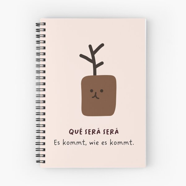 Item preview, qué será será - Was auch immer sein wird, wird sein | Cute Plant Pot Illustration designed and sold by RM-Journey.