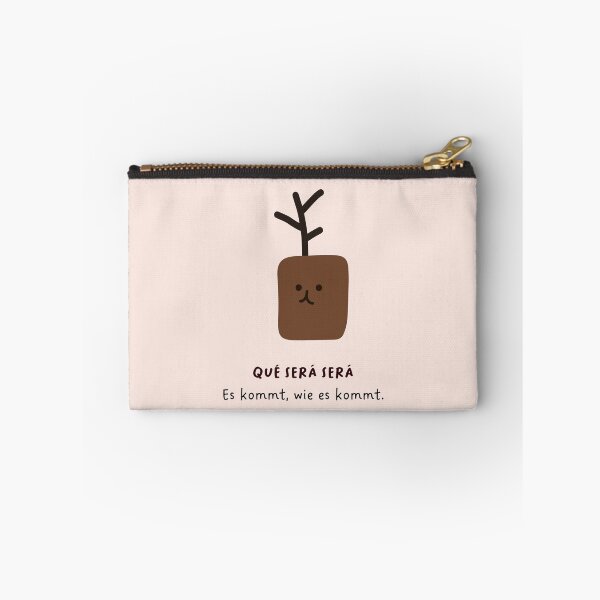 Item preview, qué será será - Was auch immer sein wird, wird sein | Cute Plant Pot Illustration designed and sold by RM-Journey.