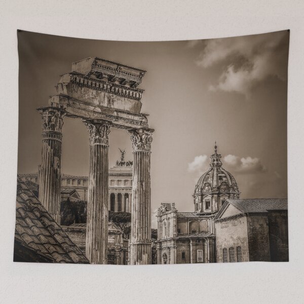 Item preview, Three Corinthian Columns at the Roman Forum designed and sold by Rebecca Herranen.