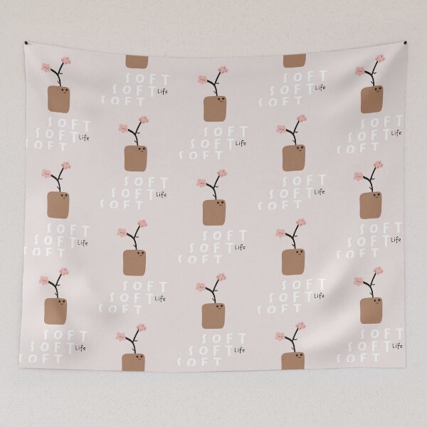 Item preview, Soft Life | Cute Plant Pot Illustration designed and sold by RM-Journey.