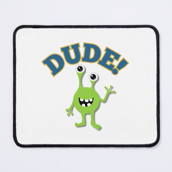 Item preview, Dude! Green Monster designed and sold by RedeemedDesigns.