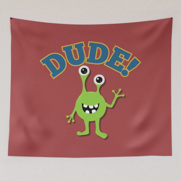 Item preview, Dude! Green Monster designed and sold by RedeemedDesigns.