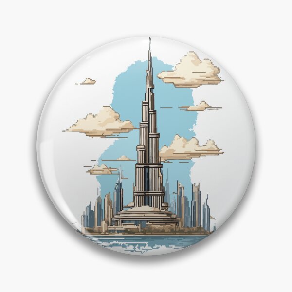 Item preview, 8bit Burj Khalifa  designed and sold by LeftImpressed.