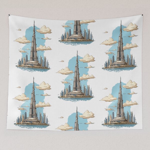 Item preview, 8bit Burj Khalifa designed and sold by LeftImpressed.