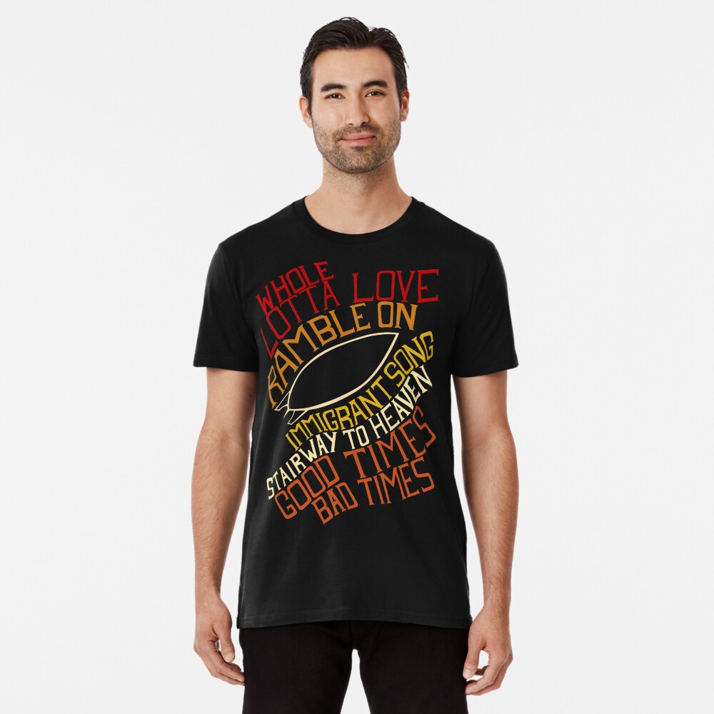 Led Zeppelin - Songs Premium T-Shirt