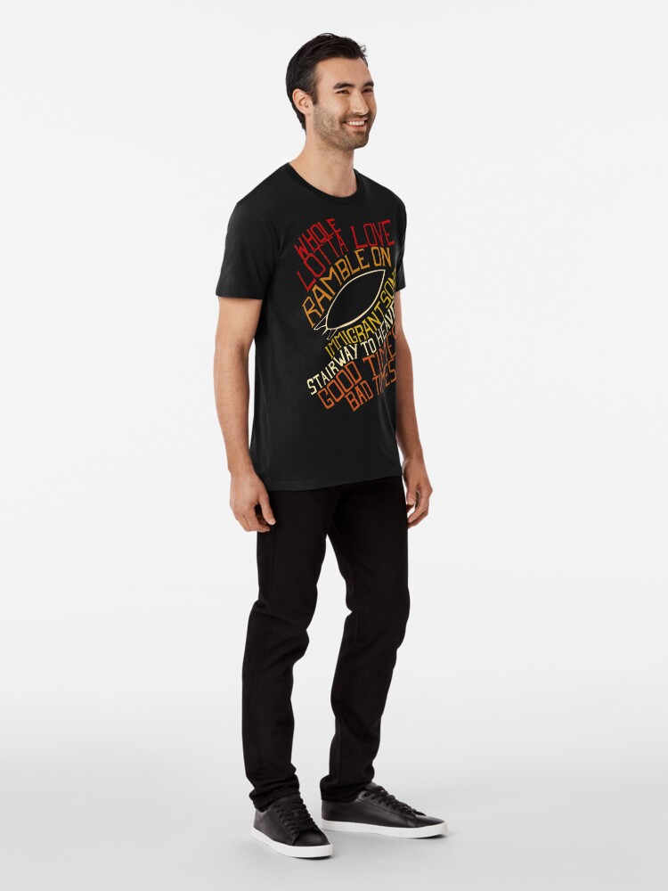 Alternate view of Led Zeppelin - Songs Premium T-Shirt