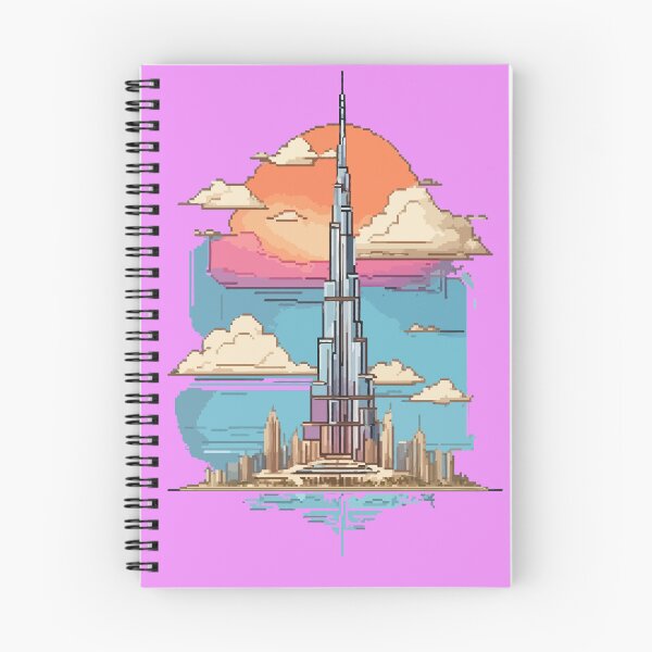 Item preview, Burj Khalifa in 8-Bit Graphics designed and sold by LeftImpressed.