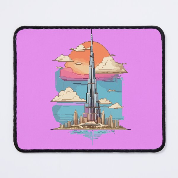 Item preview, Burj Khalifa in 8-Bit Graphics designed and sold by LeftImpressed.