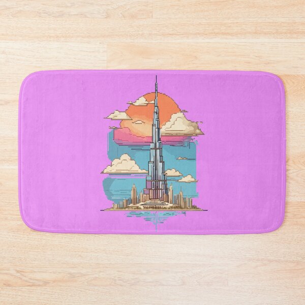 Item preview, Burj Khalifa in 8-Bit Graphics designed and sold by LeftImpressed.