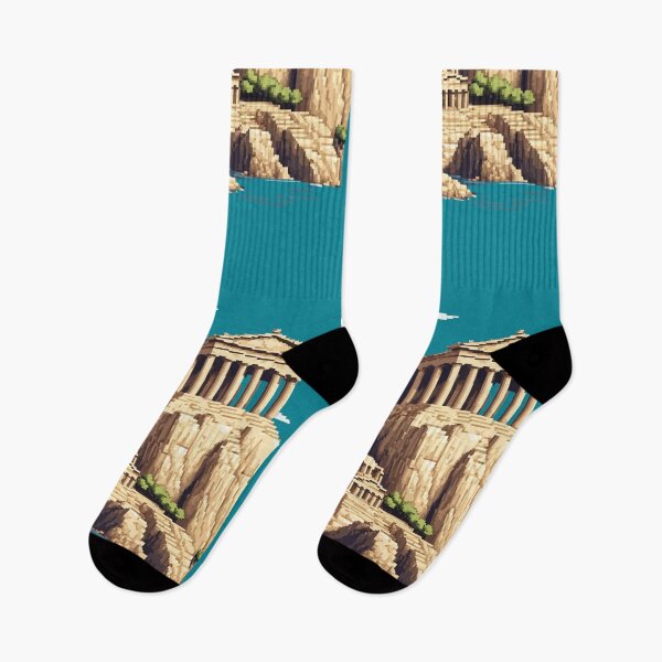 Item preview, Acropolis of Athens in 8-Bit Graphics designed and sold by LeftImpressed.