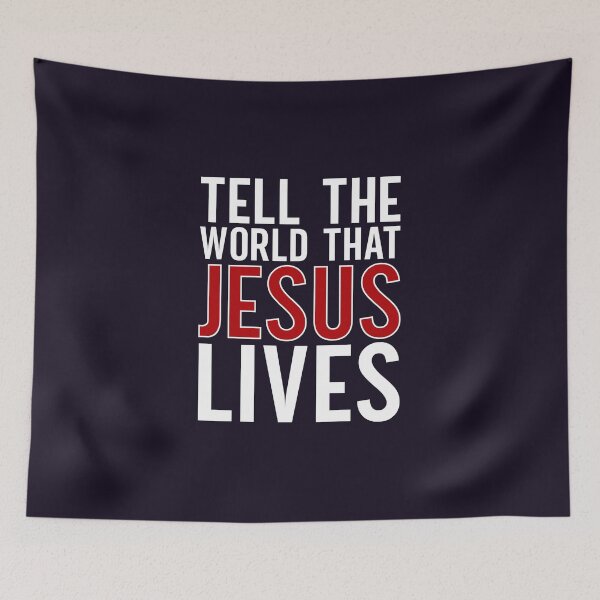 Item preview, Tell the World That Jesus Lives - Inspirational Christian T-Shirt & More | Faith-Filled Statement Wear | Spread the Gospel Boldly designed and sold by BuyFromSeller.