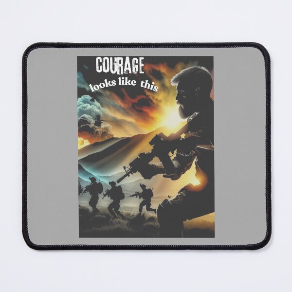 Item preview, Courage in Action: Soldier Leading Troops designed and sold by ValorVerse.