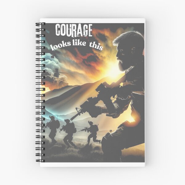 Item preview, Courage in Action: Soldier Leading Troops designed and sold by ValorVerse.