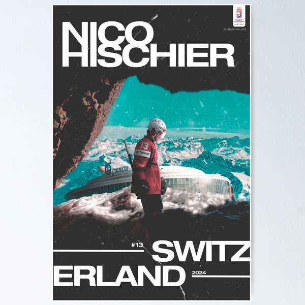 Item preview, Nico Hischier (Swiss National Team)  designed and sold by ranyamahf.