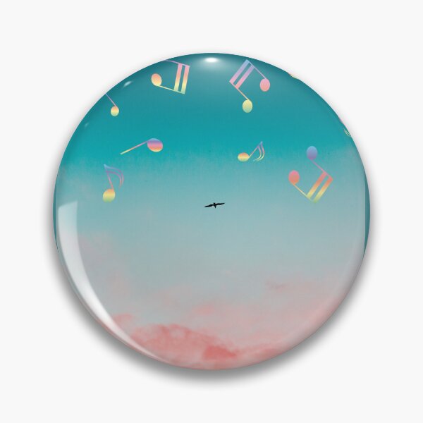 Item preview, One Bird & Music Everywhere In The Sky designed and sold by BrightrDayMusicArt.