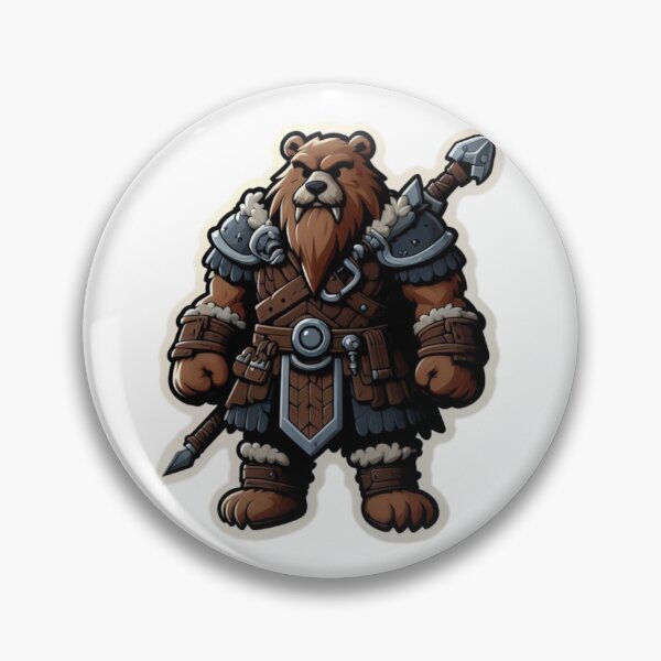 Item preview, Knight Warrior Bear designed and sold by strongSpiritEd.