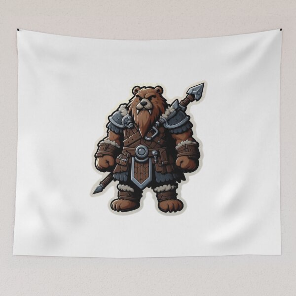 Item preview, Knight Warrior Bear designed and sold by strongSpiritEd.