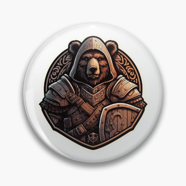 Item preview, Viking Knight Warrior Bear designed and sold by strongSpiritEd.