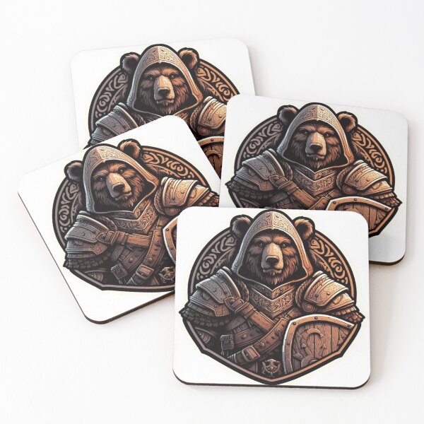 Item preview, Viking Knight Warrior Bear designed and sold by strongSpiritEd.