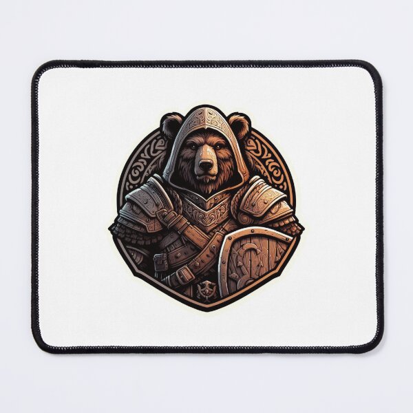 Item preview, Viking Knight Warrior Bear designed and sold by strongSpiritEd.