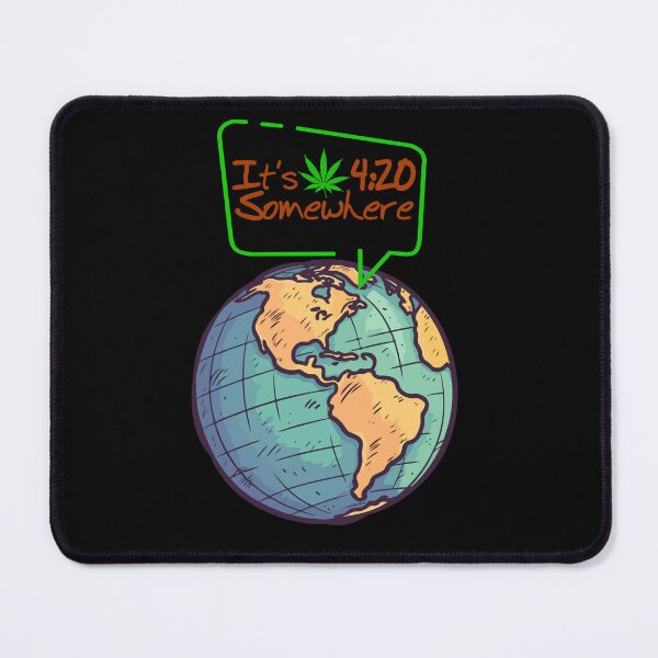 Item preview, It's 4:20 somewhere, globe designed and sold by Numbers-Art.