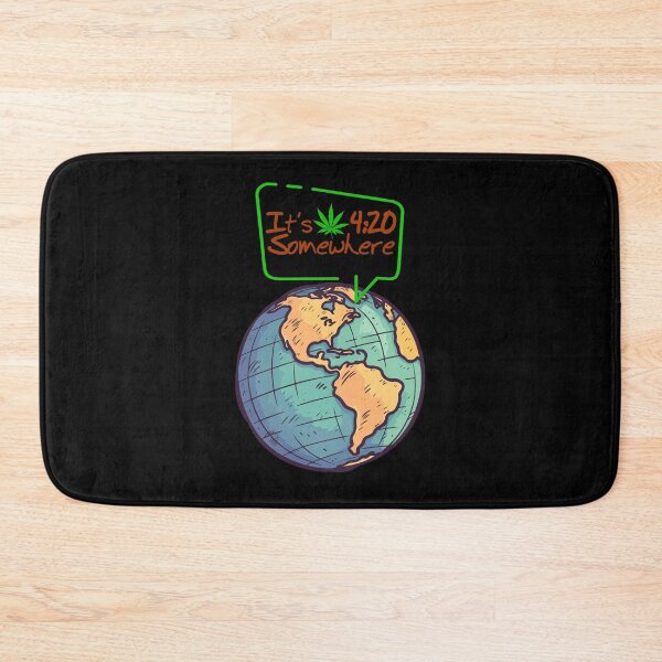 Item preview, It's 4:20 somewhere, globe designed and sold by Numbers-Art.