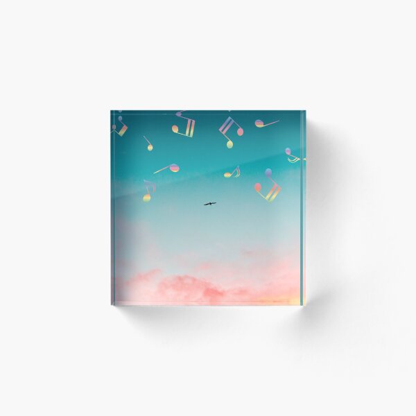Item preview, One Bird & Music Everywhere In The Sky designed and sold by BrightrDayMusicArt.