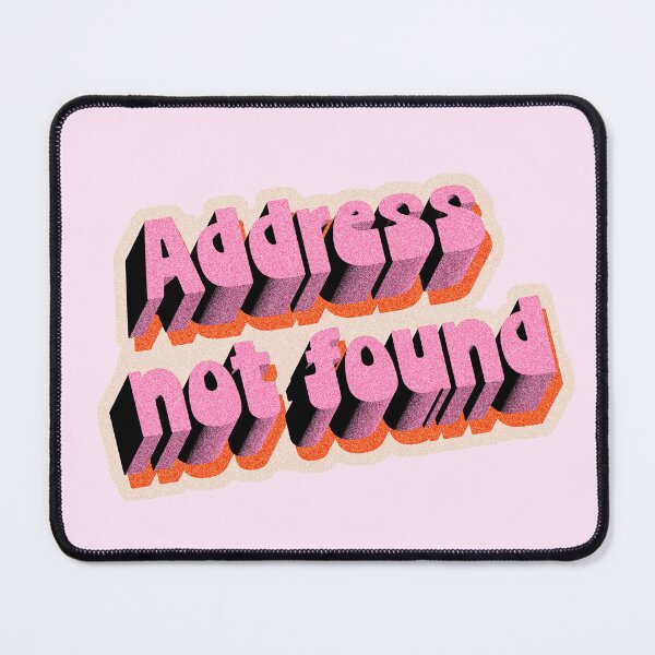 Item preview, Address Not Found Retro Sassy Word Art to Notify your Customers designed and sold by TheMugDirectory.