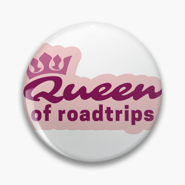Item preview, QUEEN OF ROADTRIPS Nomad Travel Road Trip Sticker designed and sold by SandriaSays.