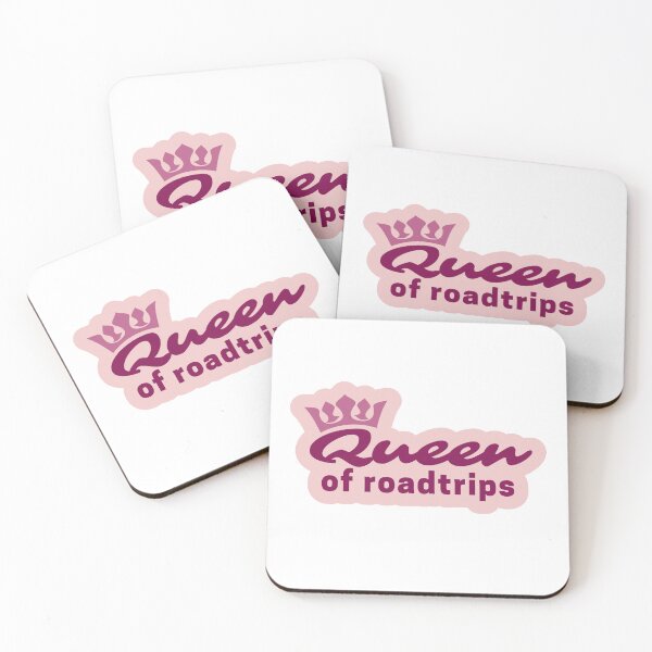 Item preview, QUEEN OF ROADTRIPS Nomad Travel Road Trip Sticker designed and sold by SandriaSays.