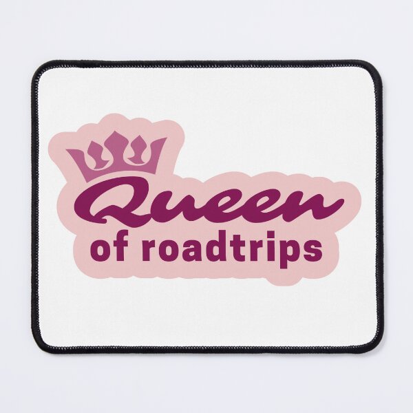 Item preview, QUEEN OF ROADTRIPS Nomad Travel Road Trip Sticker designed and sold by SandriaSays.