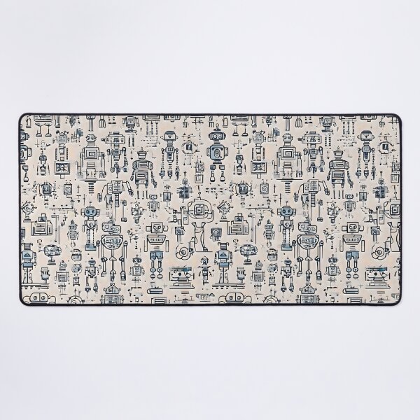Item preview, Robotic Wallpaper (light) designed and sold by Zenvo.