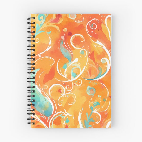 Item preview, Orange Bohemian Paisley | Seamless designed and sold by Unrooted.