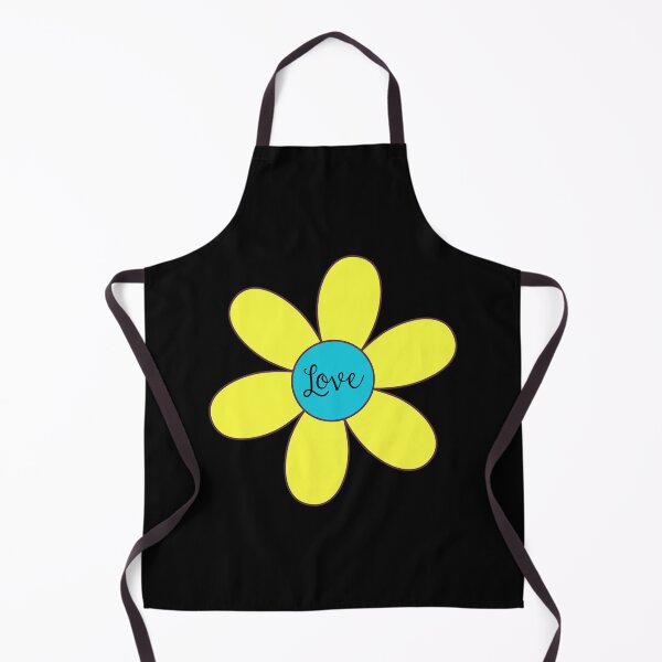 Item preview, Sixties style daisy with love Blue and Yellow designed and sold by Fionamyles.