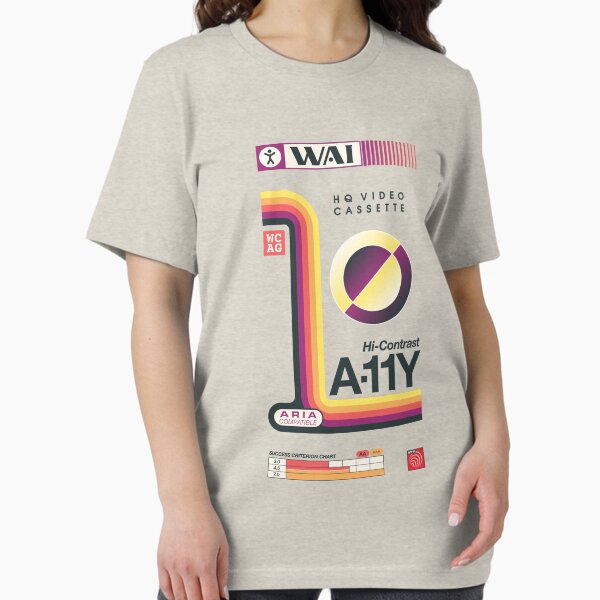 Retro Blank VHS A11Y Essential T-Shirt