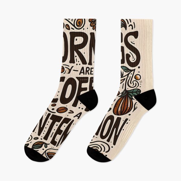 Item preview, Mornings are for Coffee and Contemplation, typography designed and sold by maxmaj.