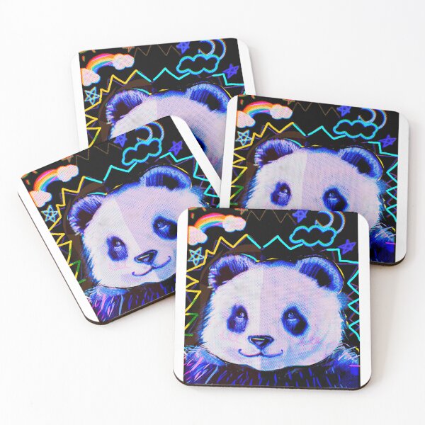 Item preview, Colorful Panda designed and sold by keylime-skies.