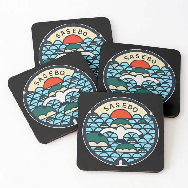 Item preview, Sasebo City Manhole Cover Art designed and sold by Musashi1996Art.