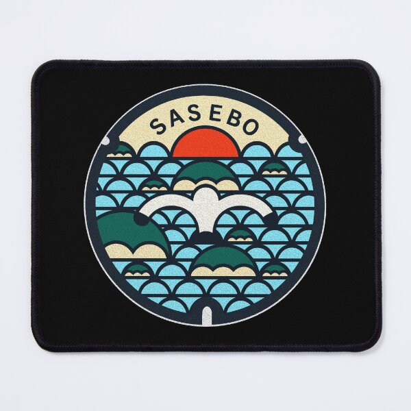 Item preview, Sasebo City Manhole Cover Art designed and sold by Musashi1996Art.