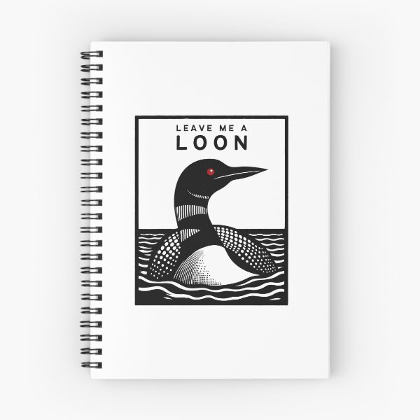 Item preview, Déjame un somorgujo Loon común Minnesota Maine designed and sold by MyThirdFavorite.