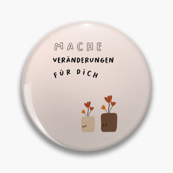 Item preview, Mach Veränderungen für dich | Cute Plant Pot Illustration designed and sold by RM-Journey.