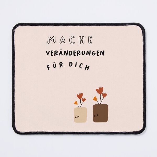 Item preview, Mach Veränderungen für dich | Cute Plant Pot Illustration designed and sold by RM-Journey.