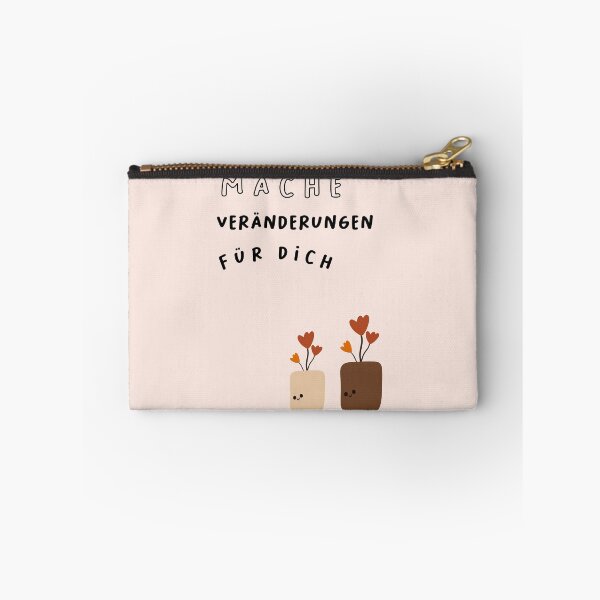 Item preview, Mach Veränderungen für dich | Cute Plant Pot Illustration designed and sold by RM-Journey.