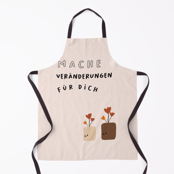 Item preview, Mach Veränderungen für dich | Cute Plant Pot Illustration designed and sold by RM-Journey.