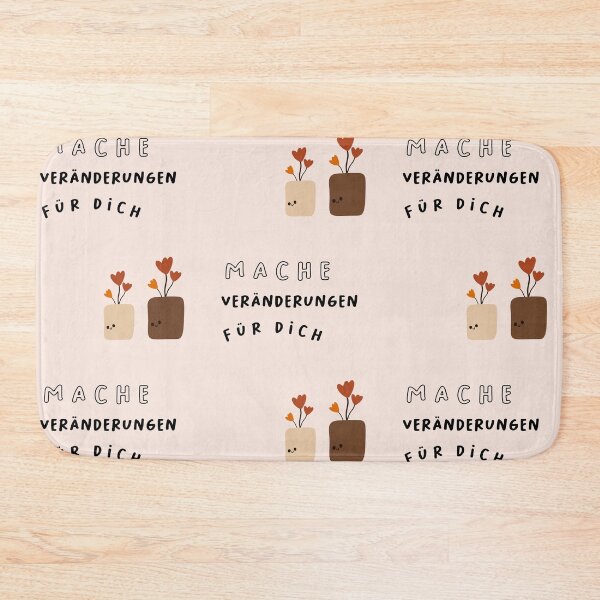 Item preview, Mach Veränderungen für dich | Cute Plant Pot Illustration designed and sold by RM-Journey.