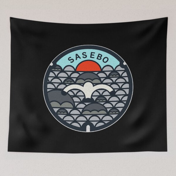 Item preview, Sasebo City Manhole Cover Art 2 designed and sold by Musashi1996Art.